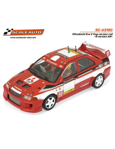 Mitsubishi Evo V cup version rojo R-Version AW