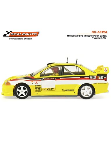 Mitsubishi Evo VI cup version amarillo R-Version AW