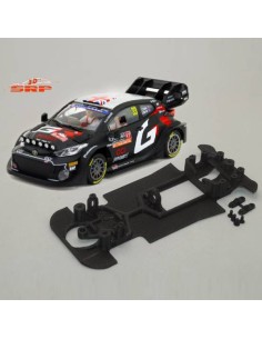 Chassis 3D Bicomponente, Toyota YARIS WRC1 in Line. For AVANT SLOT Body.