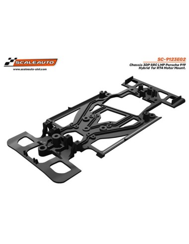 Chasis 3DP Porsche 992 GT3 de Scaleauto para Soporte Motor RT4