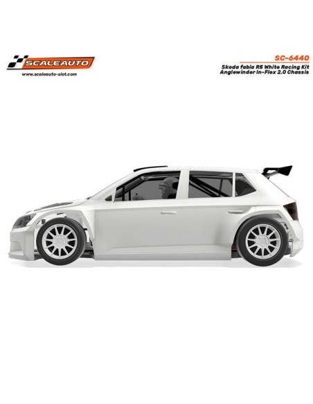 Skoda fabia R5 White Racing Kit - Anglewinder In-Flex 2.0 Chassis
