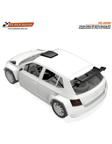 Skoda fabia R5 White Racing Kit - Anglewinder In-Flex 2.0 Chassis