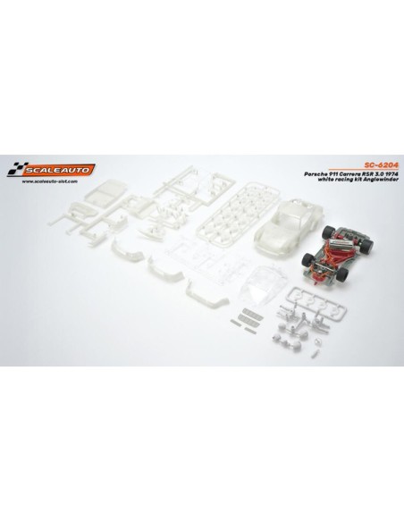 Porsche 911 Carrera RS 2.7 1973 White Racing Kit Anglewinder